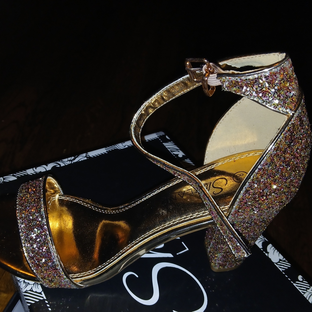 Glittery Gold Women's Heels
